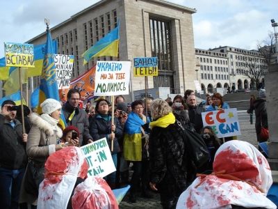 Митинг в поддержку Евромайдана. Фото: Alex Ptitsa